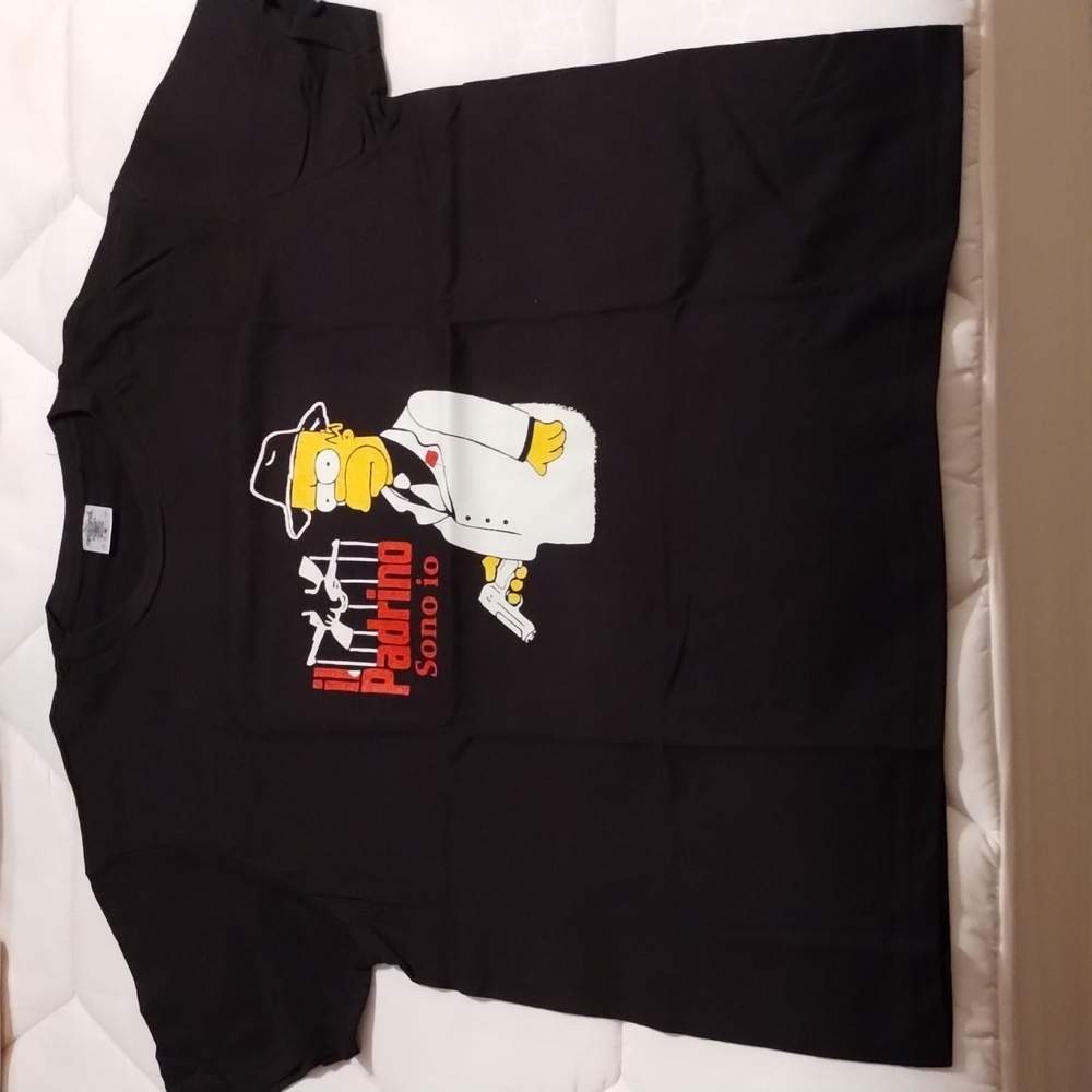 Homer Simpson Italian T-shirt IL Padrino Sono io